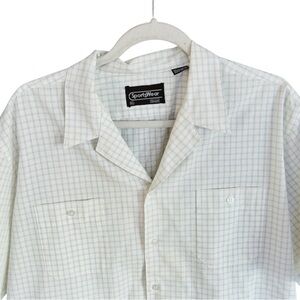 Vintage Men’s Sears Checkered Short Sleeve Shirt Size XL